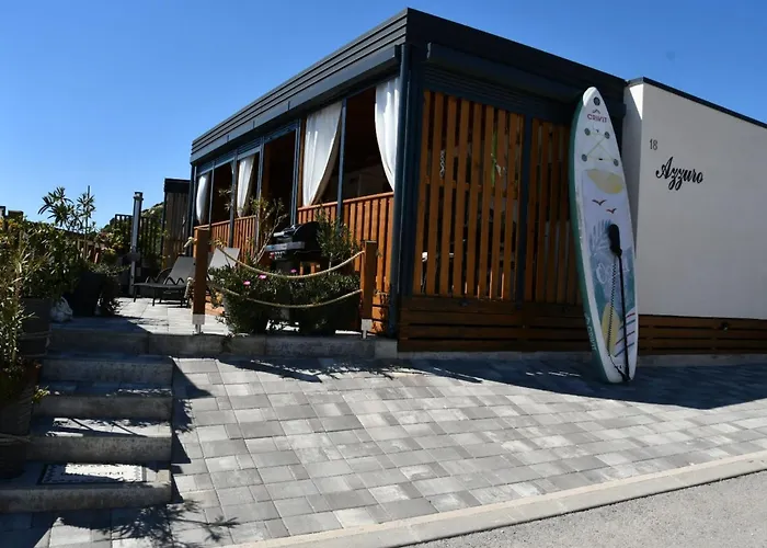 Ferienhaus Mobile With Terrace And Sea View Azzuro Drage